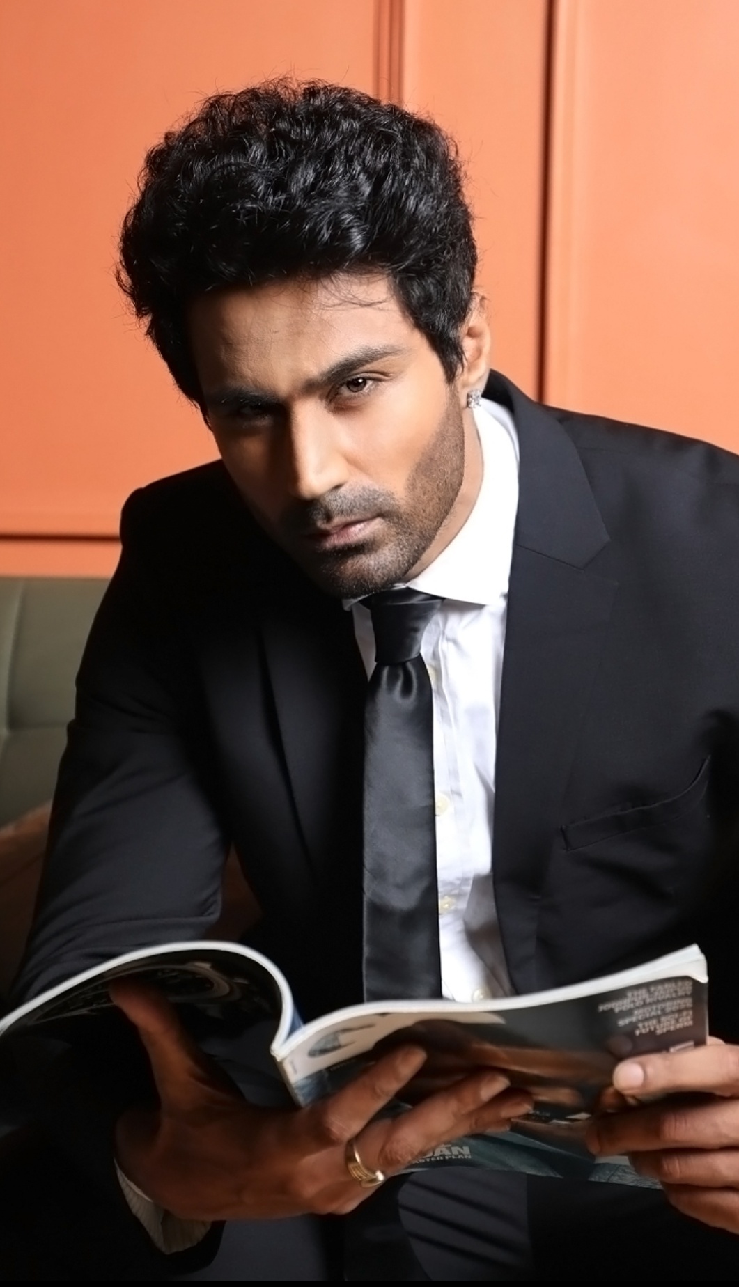 Indian model karan oberoi GQ Fashion